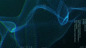 Animation of blue shapes over data processing on black background. Technology and digital interface concept digitally generated video. - Powered by Shutterstock - Get 15% off with code: PIKWIZARD15