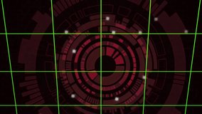 Computer code and data processing animation over grid background. Technology, coding, programming, digital, futuristic, matrix - Powered by Shutterstock - Get 15% off with code: PIKWIZARD15