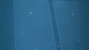 Digital interface with rotating pie chart and circular gauge animation. Technology, data, analytics, visualization, progress, dashboard - Powered by Shutterstock - Get 15% off with code: PIKWIZARD15