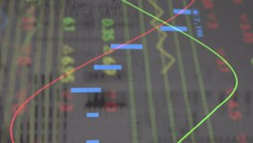 Animation of financial data processing over crane and construction site. global development, business, finance, digital interface and data processing concept digitally generated video. - Powered by Shutterstock - Get 15% off with code: PIKWIZARD15