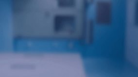 Animation of scientific data processing over screens. Global medicine, science, business, finance, computing and data processing concept digitally generated video. - Powered by Shutterstock - Get 15% off with code: PIKWIZARD15