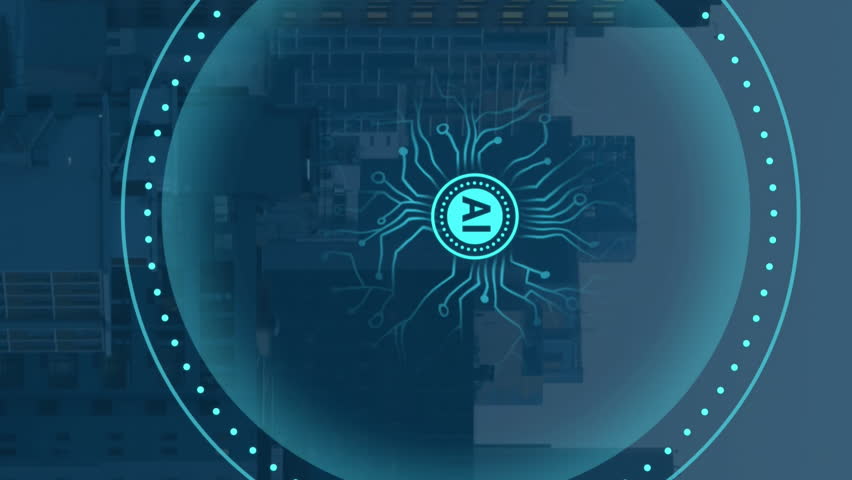 Animation of ai text, human brain and digital data processing over cityscape. Global artificial intelligence, connections, computing and data processing concept digitally generated video. - Powered by Shutterstock - Get 15% off with code: PIKWIZARD15