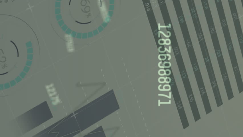 Digital animation of multiple changing numbers against financial data processing. global finances and economy concept - Powered by Shutterstock - Get 15% off with code: PIKWIZARD15