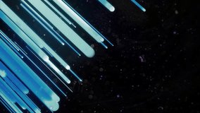 Animation of flashing lights and blue circular scanner processing on black background. Network, data, connection, digital interface and communication, digitally generated video. - Powered by Shutterstock - Get 15% off with code: PIKWIZARD15