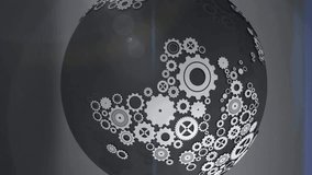 Animation of globe with binary coding and data processing over dark background. Global artificial intelligence, connections, computing and data processing concept digitally generated video. - Powered by Shutterstock - Get 15% off with code: PIKWIZARD15