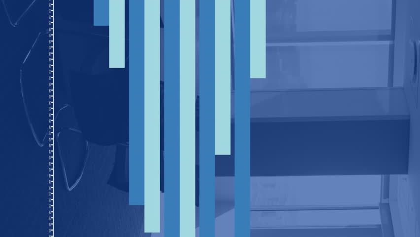 Animation of financial data processing over empty office. Global finance, business, connections, computing and data processing concept digitally generated video. - Powered by Shutterstock - Get 15% off with code: PIKWIZARD15