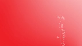 Animation of mathematical equations and chemical structures against pink gradient background. School and education concept - Powered by Shutterstock - Get 15% off with code: PIKWIZARD15