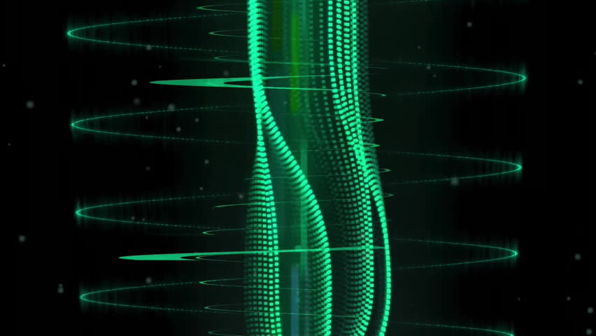 Animation of light trails and circles on black background. Global technology, shapes, light, movement and digital interface concept digitally generated video. - Powered by Shutterstock - Get 15% off with code: PIKWIZARD15