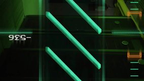 Animation of scanner and data processing over server room. Business, technology and digital interface concept digitally generated video. - Powered by Shutterstock - Get 15% off with code: PIKWIZARD15