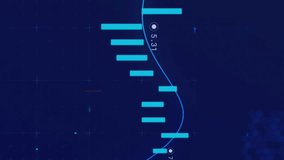 Animation of financial chart with data points and subscribe, play buttons. Finance, analytics, growth, investment, stock market, digital - Powered by Shutterstock - Get 15% off with code: PIKWIZARD15