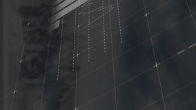 Animation of digital graphs and data visualization overlaying cityscape background. Analytics, technology, innovation, networks, financial, big data - Powered by Shutterstock - Get 15% off with code: PIKWIZARD15