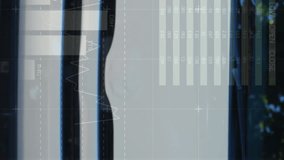 Close up of a Caucasian worker passing in front of a delivery van while carrying a package on his shoulder. The worker then pauses and smiles at the camera giving a thumbs up signal. Digital animation - Powered by Shutterstock - Get 15% off with code: PIKWIZARD15