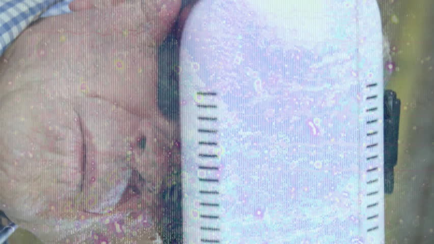 Animation of scope scanning and data processing over man wearing vr headset. data processing, connections and technology concept digitally generated video. - Powered by Shutterstock - Get 15% off with code: PIKWIZARD15