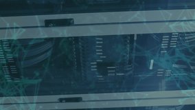 Animation of social media icons over server room. Global connections, data processing and digital interface concept digitally generated video. - Powered by Shutterstock - Get 15% off with code: PIKWIZARD15