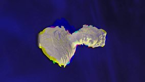 Animation of sculpture with interference and smoke trails on black background. Social media, abstract and background design concept digitally generated video. - Powered by Shutterstock - Get 15% off with code: PIKWIZARD15