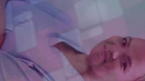 Animation of dna strands over female doctor in hospital. Global medicine, healthcare, connections, computing and data processing concept digitally generated video. - Powered by Shutterstock - Get 15% off with code: PIKWIZARD15