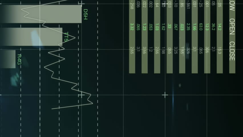 Animation of digital interface with symbols changing, financial data processing and statistics recording on grid. Global business finance economy concept digitally generated image. - Powered by Shutterstock - Get 15% off with code: PIKWIZARD15