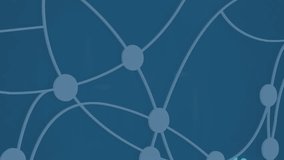 Animation of network of connections with financial icons. digital interface global connection and communication concept digitally generated video. - Powered by Shutterstock - Get 15% off with code: PIKWIZARD15