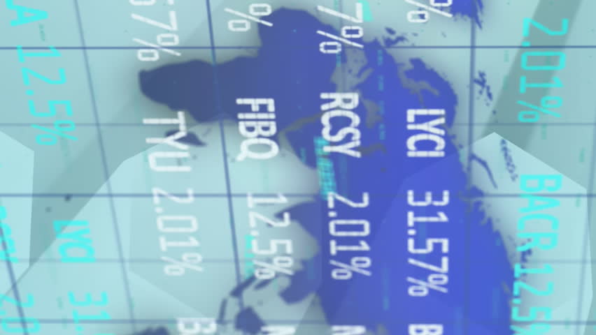 Animation of financial data processing over world map. digital interface global connection and finance concept digitally generated video. - Powered by Shutterstock - Get 15% off with code: PIKWIZARD15