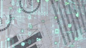 Digital animation of microprocessor connections against financial data processing on white background. global finance and business concept. - Powered by Shutterstock - Get 15% off with code: PIKWIZARD15