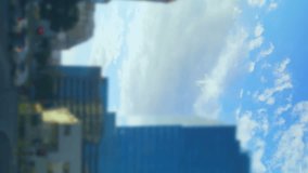 Animation of scope scanning and data processing with cityscape in the background. Digital interface global connection and communication concept digitally generated video. - Powered by Shutterstock - Get 15% off with code: PIKWIZARD15