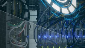 Animation of data processing over computer wires. computers, network, data processing, technology and digital interface concept digitally generated video. - Powered by Shutterstock - Get 15% off with code: PIKWIZARD15