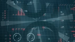 Animation of 5g and data processing over servers. computers, network, data processing, communication and technology concept digitally generated video. - Powered by Shutterstock - Get 15% off with code: PIKWIZARD15