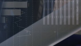 Animation of digital interface over women exercising. Global sports, digital interface and data processing concept digitally generated video. - Powered by Shutterstock - Get 15% off with code: PIKWIZARD15