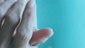 Animation of data processing over sportswoman checking smartwatch. Global sport and digital interface concept digitally generated video. - Powered by Shutterstock - Get 15% off with code: PIKWIZARD15