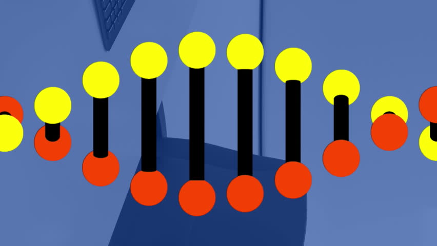 Animation of dna structure spinning against empty office. Medical science research and business technology concept - Powered by Shutterstock - Get 15% off with code: PIKWIZARD15