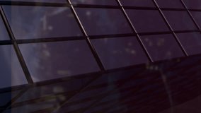 Animation of financial data processing over modern office building. Global business, finance, networks and data processing concept digitally generated video. - Powered by Shutterstock - Get 15% off with code: PIKWIZARD15