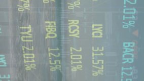 Animation of financial data processing over woman on beach. Global holiday, finance, computing, connections and data processing concept digitally generated video. - Powered by Shutterstock - Get 15% off with code: PIKWIZARD15