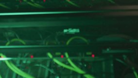 Animation of globe and data processing over server room. Global business and digital interface concept digitally generated video. - Powered by Shutterstock - Get 15% off with code: PIKWIZARD15