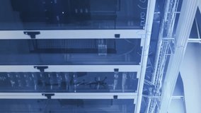 Animation of mathematical equations floating against computer server room. Research science and business data storage technology concept - Powered by Shutterstock - Get 15% off with code: PIKWIZARD15