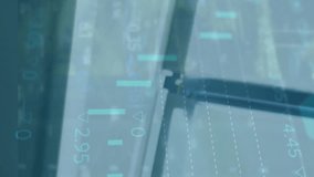 Animation of infographic interface over african american businessman with dreadlocks using computer. Digital composite, business, report, progress, data, technology, focus and office concept. - Powered by Shutterstock - Get 15% off with code: PIKWIZARD15