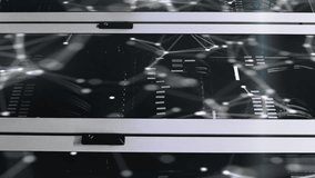 Animation of green shapes moving over servers. Global data processing digital interface and technology concept digitally generated video. - Powered by Shutterstock - Get 15% off with code: PIKWIZARD15