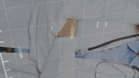 Animation of financial data processing over caucasian senior female doctor smiling at hospital. Global finance and medical healthcare technology concept - Powered by Shutterstock - Get 15% off with code: PIKWIZARD15