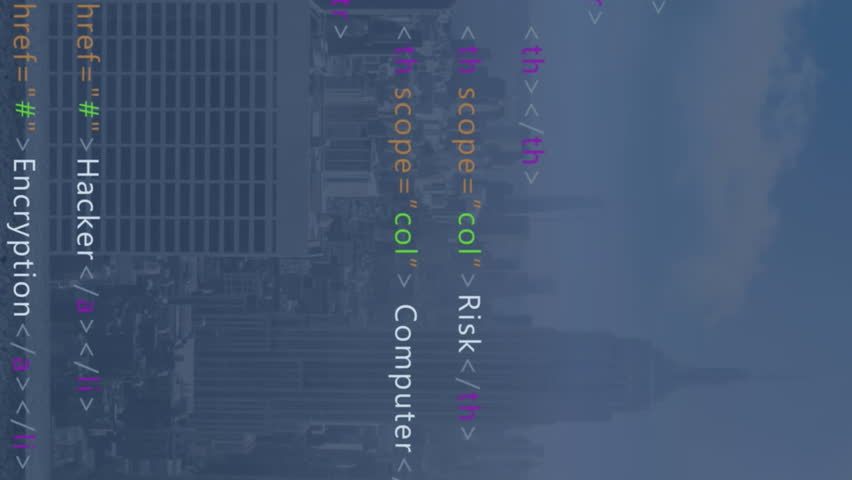 Animation of financial data processing over world map and cityscape. Global business, finances, computing and data processing concept digitally generated video. - Powered by Shutterstock - Get 15% off with code: PIKWIZARD15