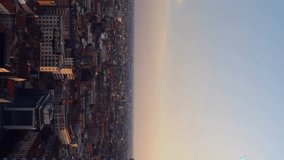 Animation of network of health and media icons over modern cityscape. Network, data, digital interface, connection, healthcare, lifestyle and communication, digitally generated video. - Powered by Shutterstock - Get 15% off with code: PIKWIZARD15