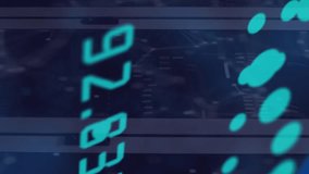 Animation of media icons and data processing over world map and server room. Global technology and digital interface concept digitally generated video. - Powered by Shutterstock - Get 15% off with code: PIKWIZARD15