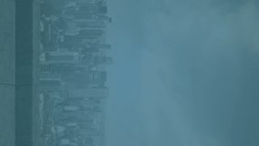 Animation of padlock icon and digital data processing over cityscape. Global cyber security, connections, cloud computing and data processing concept digitally generated video. - Powered by Shutterstock - Get 15% off with code: PIKWIZARD15