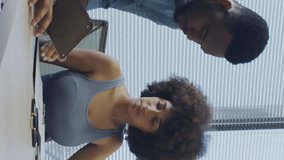 Animation of digital data processing over diverse business people in office. Global finance, business, connections, computing and data processing concept digitally generated video. - Powered by Shutterstock - Get 15% off with code: PIKWIZARD15