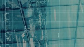 Animation of financial data processing over cityscape. Global finances, computing and digital interface concept digitally generated video. - Powered by Shutterstock - Get 15% off with code: PIKWIZARD15