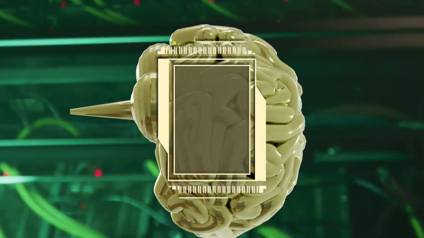 AI text animation over brain and server room background. Artificial_intelligence, technology, neural_network, data_processing, digital_transformation, innovation - Powered by Shutterstock - Get 15% off with code: PIKWIZARD15