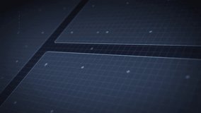 Rotating globe starting grid, marker appearing, bits falling and panels reorganizing for data flow. Holographic, futuristic, interface, digital, data visualization, technology, cyberspace - Powered by Shutterstock - Get 15% off with code: PIKWIZARD15