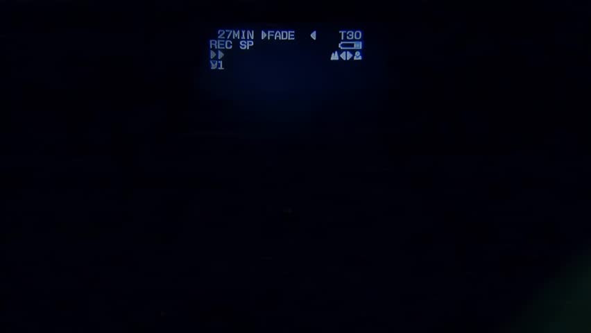 Video details screen with text on a dark background