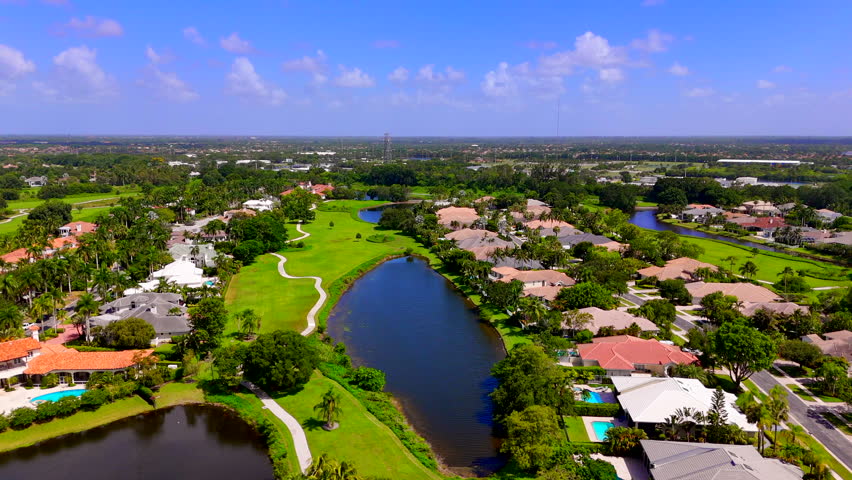 Palm Beach country club homes and golf courses
