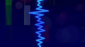 Animation of interference and data processing over light spots on black background. Global technology, computing and digital interface concept, digitally generated video. - Powered by Shutterstock - Get 15% off with code: PIKWIZARD15