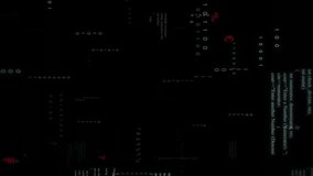 Animation of networks moving over data processing on black background. Connection, data, processing, digital interface, network and communication, digitally generated video. - Powered by Shutterstock - Get 15% off with code: PIKWIZARD15