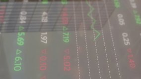 A glass building against a blue sky and clouds. Global shipping business digital interface technology and networking concept digitally generated video. - Powered by Shutterstock - Get 15% off with code: PIKWIZARD15